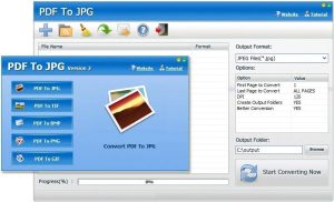 PDF To JPG Converter 19.1 Crack + License Key Free Download