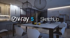 V-Ray 6.00.00 for SketchUp Crack + Keygen Free Download 2022